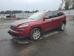 Salvage cars for sale from Copart Dunn, NC: 2016 Jeep Cherokee Latitude