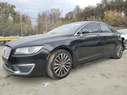 Lincoln mkz salvage cars for sale: 2017 Lincoln MKZ Premiere