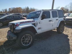 Jeep Wrangler Unlimited Sport salvage cars for sale: 2021 Jeep Wrangler Unlimited Sport