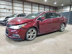 Chevrolet Cruze salvage cars for sale: 2016 Chevrolet Cruze Premier