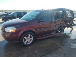 Chevrolet Uplander salvage cars for sale: 2008 Chevrolet Uplander Incomplete