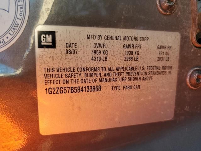 2008 Pontiac G6 Base