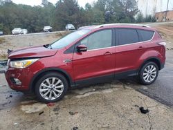 Salvage cars for sale from Copart Gaston, SC: 2017 Ford Escape Titanium