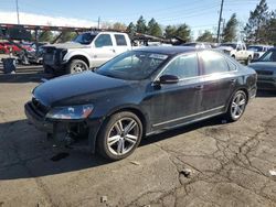 Volkswagen Passat salvage cars for sale: 2012 Volkswagen Passat SEL