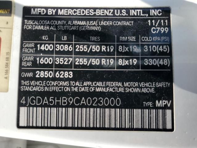 2012 Mercedes-Benz ML 350 4matic