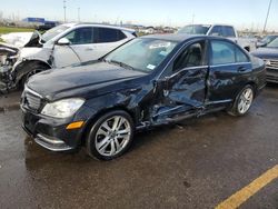 Mercedes-Benz salvage cars for sale: 2012 Mercedes-Benz C 300 4matic