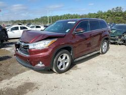 Toyota Highlander salvage cars for sale: 2015 Toyota Highlander Limited