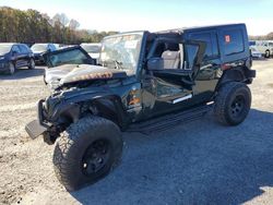 Jeep Wrangler salvage cars for sale: 2010 Jeep Wrangler Unlimited Sport