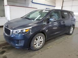 KIA salvage cars for sale: 2017 KIA Sedona LX