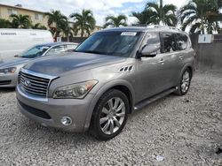 Infiniti salvage cars for sale: 2014 Infiniti QX80