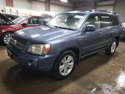 Toyota Highlander salvage cars for sale: 2007 Toyota Highlander Hybrid