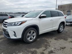 Toyota Highlander salvage cars for sale: 2018 Toyota Highlander Limited