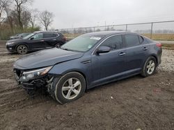 Salvage cars for sale from Copart Cicero, IN: 2015 KIA Optima LX