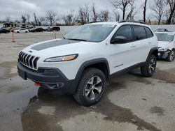 Jeep Cherokee salvage cars for sale: 2018 Jeep Cherokee Trailhawk