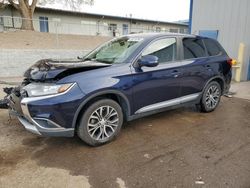 Mitsubishi Outlander salvage cars for sale: 2016 Mitsubishi Outlander SE