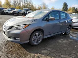 Nissan salvage cars for sale: 2019 Nissan Leaf S Plus