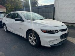 Chevrolet Malibu salvage cars for sale: 2017 Chevrolet Malibu LS