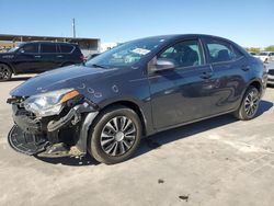 Toyota Corolla salvage cars for sale: 2016 Toyota Corolla L