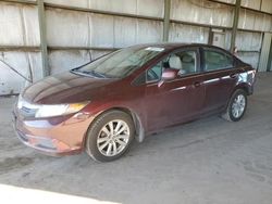 Honda Vehiculos salvage en venta: 2012 Honda Civic EXL