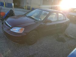 Honda Civic salvage cars for sale: 2003 Honda Civic EX