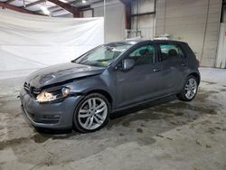 Volkswagen Golf salvage cars for sale: 2017 Volkswagen Golf S