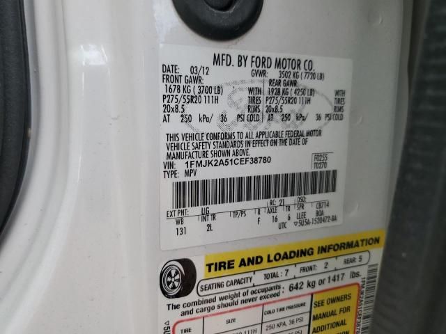 2012 Ford Expedition el Limited