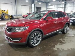 Lincoln salvage cars for sale: 2016 Lincoln MKX Reserve