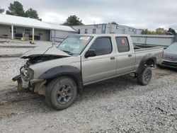 Nissan Frontier salvage cars for sale: 2002 Nissan Frontier Crew Cab XE