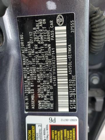 2012 Toyota Camry Base