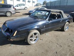 Ford Mustang salvage cars for sale: 1984 Ford Mustang GLX