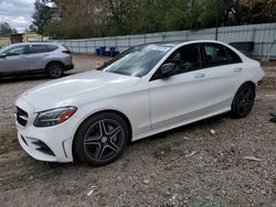 Mercedes-Benz salvage cars for sale: 2020 Mercedes-Benz C 300 4matic