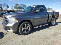 Dodge ram 1500 salvage cars for sale: 2012 Dodge RAM 1500 ST