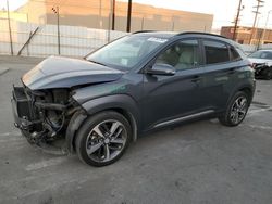 Hyundai Kona Vehiculos salvage en venta: 2020 Hyundai Kona Ultimate