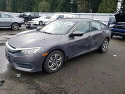 Honda salvage cars for sale: 2016 Honda Civic LX