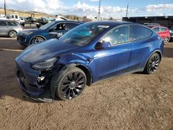 Tesla salvage cars for sale: 2022 Tesla Model Y