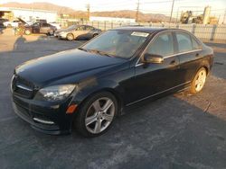 Salvage cars for sale from Copart Sun Valley, CA: 2011 Mercedes-Benz C 300 4matic