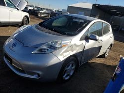 Nissan Leaf salvage cars for sale: 2013 Nissan Leaf S