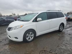 Toyota Sienna le salvage cars for sale: 2012 Toyota Sienna LE