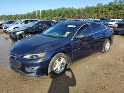 Chevrolet Malibu salvage cars for sale: 2017 Chevrolet Malibu LS