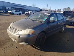 Toyota Corolla salvage cars for sale: 2003 Toyota Corolla CE