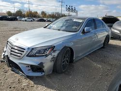 Mercedes-Benz s-Class salvage cars for sale: 2018 Mercedes-Benz S 450