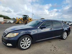 Lexus salvage cars for sale: 2007 Lexus LS 460L