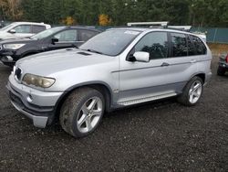 BMW salvage cars for sale: 2002 BMW X5 4.6IS