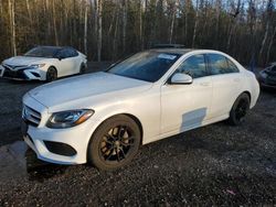 Mercedes-Benz c-Class salvage cars for sale: 2015 Mercedes-Benz C 300 4matic