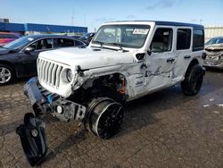 Jeep Wrangler salvage cars for sale: 2023 Jeep Wrangler Sahara 4XE