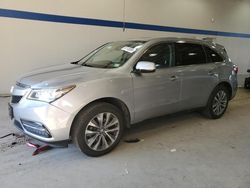 Acura mdx salvage cars for sale: 2016 Acura MDX Technology