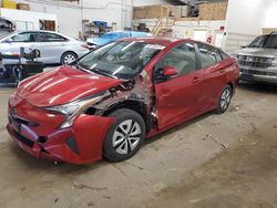 Toyota Prius salvage cars for sale: 2017 Toyota Prius