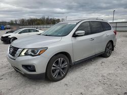 Nissan salvage cars for sale: 2017 Nissan Pathfinder S