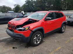 Jeep salvage cars for sale: 2019 Jeep Cherokee Trailhawk