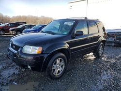 Ford Escape salvage cars for sale: 2003 Ford Escape Limited